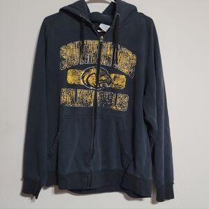 Southern Miss Hoodie Zip Up Sweatshirt Shirt Large‎ L Golden Eagles Mens Womens